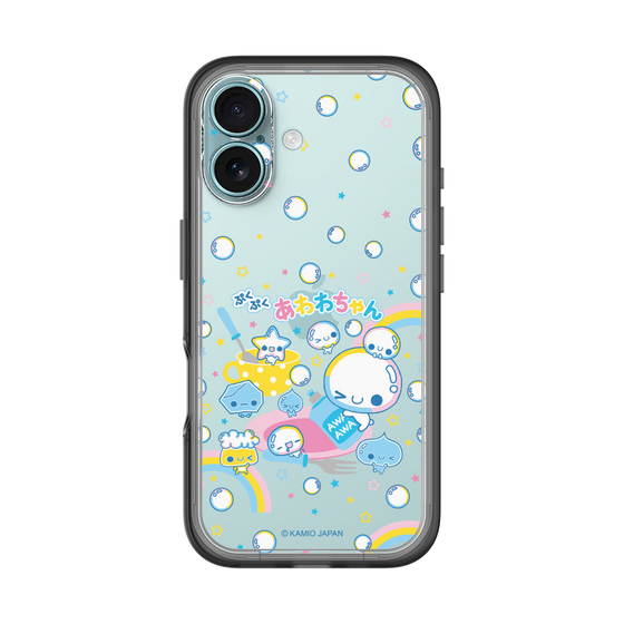 スリムプロテクションプレミアムケース［ ぷくぷくあわわちゃん - しゃぼんだま ］
