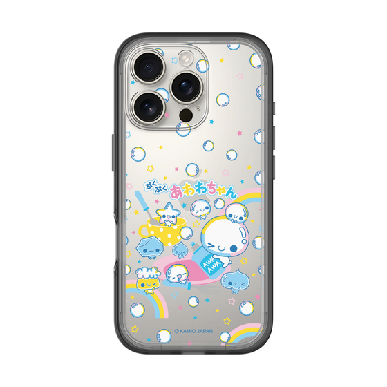 スリムプロテクションプレミアムケース［ ぷくぷくあわわちゃん - しゃぼんだま ］