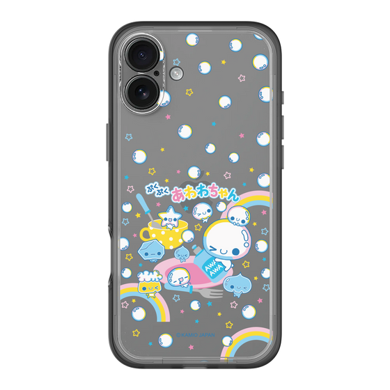 スリムプロテクションプレミアムケース［ ぷくぷくあわわちゃん - しゃぼんだま ］