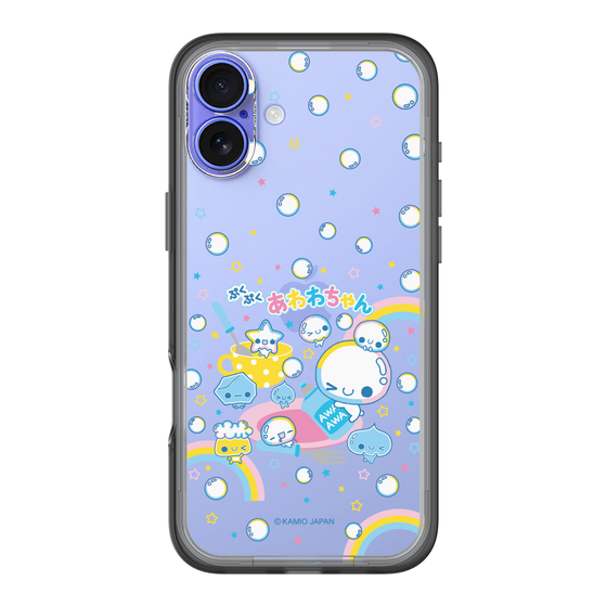スリムプロテクションプレミアムケース［ ぷくぷくあわわちゃん - しゃぼんだま ］