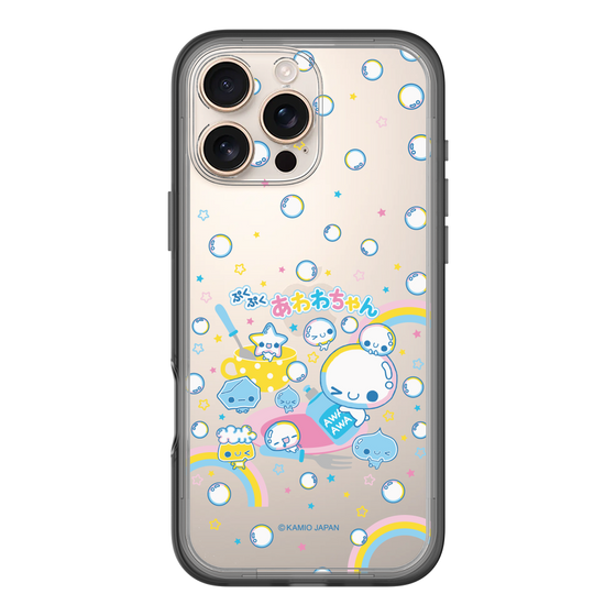 スリムプロテクションプレミアムケース［ ぷくぷくあわわちゃん - しゃぼんだま ］