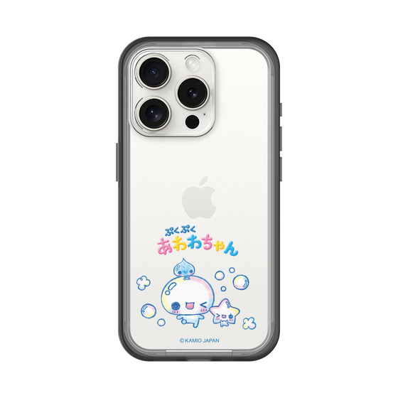 スリムプロテクションプレミアムケース［ ぷくぷくあわわちゃん - 仲良し ］