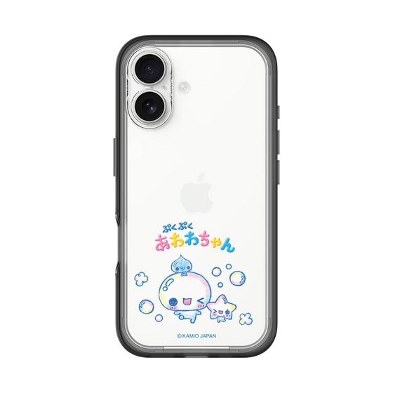 スリムプロテクションプレミアムケース［ ぷくぷくあわわちゃん - 仲良し ］