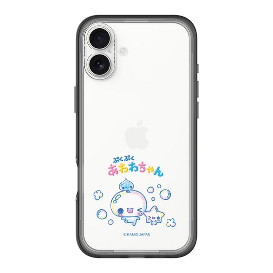 スリムプロテクションプレミアムケース［ ぷくぷくあわわちゃん - 仲良し ］
