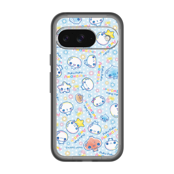 スリムプロテクションプレミアムケース［ ぷくぷくあわわちゃん - 総柄 ］