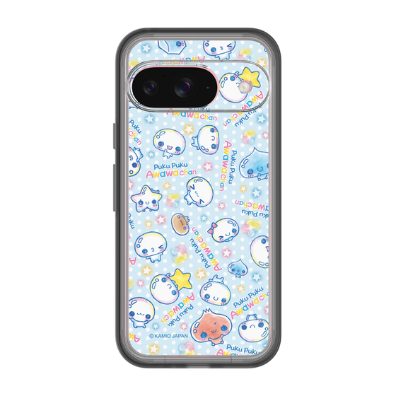 スリムプロテクションプレミアムケース［ ぷくぷくあわわちゃん - 総柄 ］