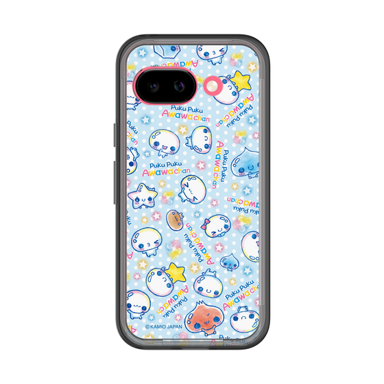 スリムプロテクションプレミアムケース［ ぷくぷくあわわちゃん - 総柄 ］