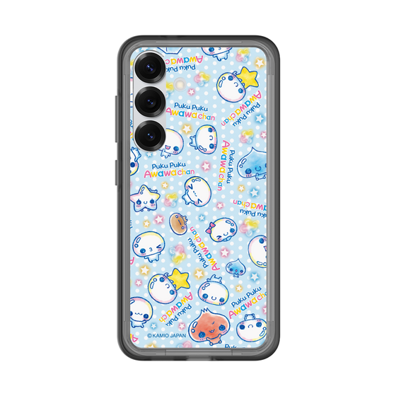 スリムプロテクションプレミアムケース［ ぷくぷくあわわちゃん - 総柄 ］