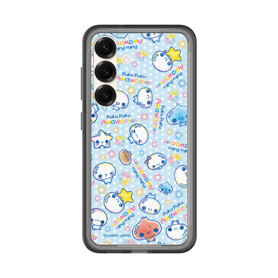 スリムプロテクションプレミアムケース［ ぷくぷくあわわちゃん - 総柄 ］