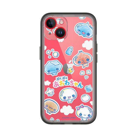 スリムプロテクションプレミアムケース［ ぷくぷくあわわちゃん - ステッカー ］