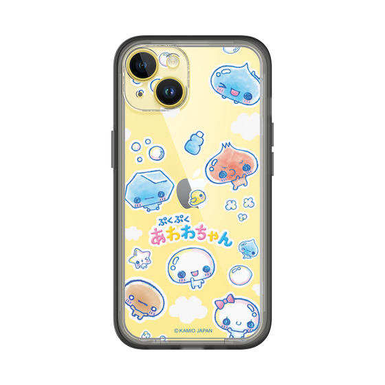 スリムプロテクションプレミアムケース［ ぷくぷくあわわちゃん - ステッカー ］