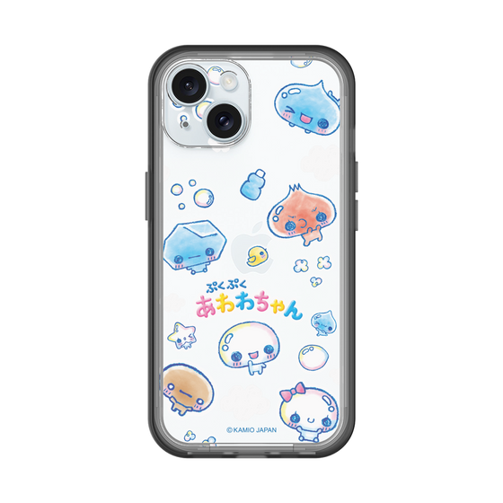 スリムプロテクションプレミアムケース［ ぷくぷくあわわちゃん - ステッカー ］