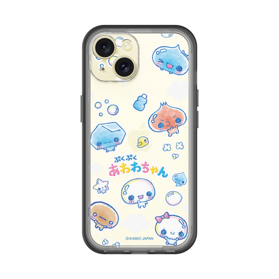 スリムプロテクションプレミアムケース［ ぷくぷくあわわちゃん - ステッカー ］