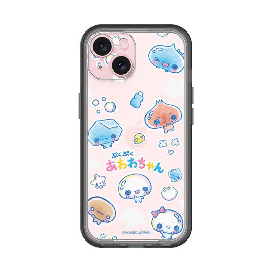 スリムプロテクションプレミアムケース［ ぷくぷくあわわちゃん - ステッカー ］