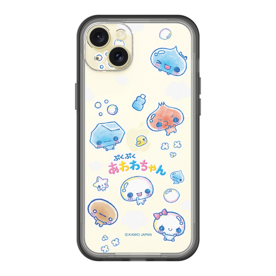 スリムプロテクションプレミアムケース［ ぷくぷくあわわちゃん - ステッカー ］