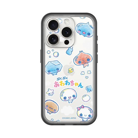 スリムプロテクションプレミアムケース［ ぷくぷくあわわちゃん - ステッカー ］