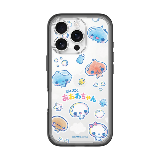 スリムプロテクションプレミアムケース［ ぷくぷくあわわちゃん - ステッカー ］