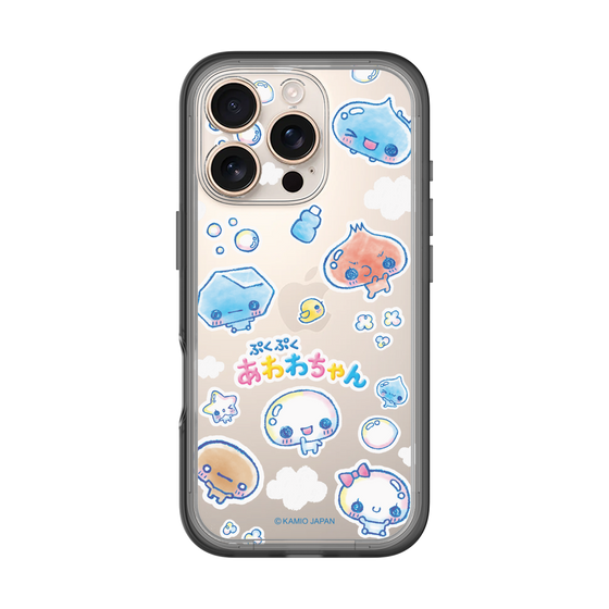 スリムプロテクションプレミアムケース［ ぷくぷくあわわちゃん - ステッカー ］