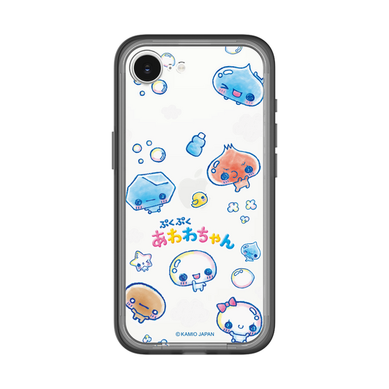 スリムプロテクションプレミアムケース［ ぷくぷくあわわちゃん - ステッカー ］
