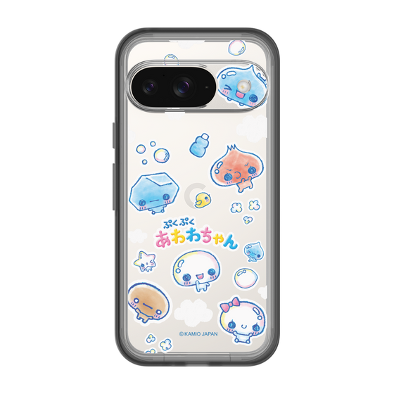 スリムプロテクションプレミアムケース［ ぷくぷくあわわちゃん - ステッカー ］