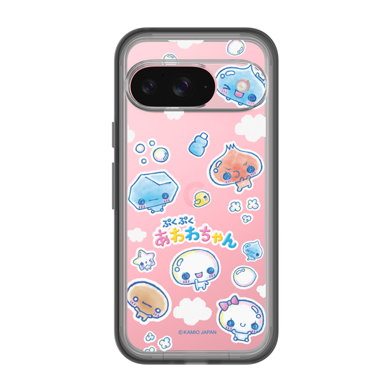 スリムプロテクションプレミアムケース［ ぷくぷくあわわちゃん - ステッカー ］