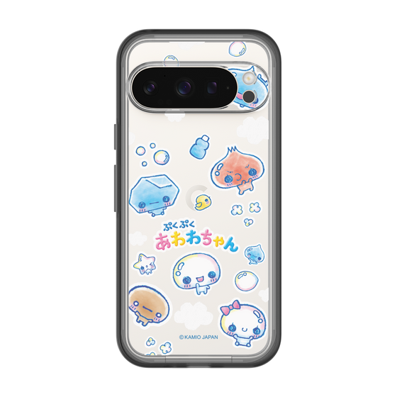 スリムプロテクションプレミアムケース［ ぷくぷくあわわちゃん - ステッカー ］