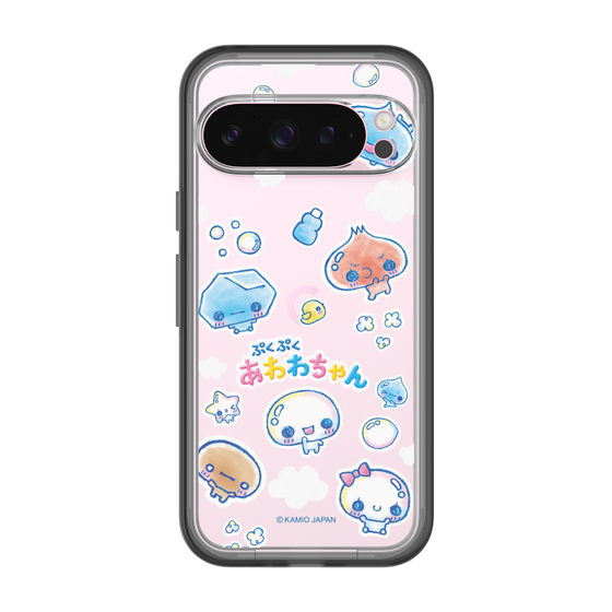 スリムプロテクションプレミアムケース［ ぷくぷくあわわちゃん - ステッカー ］