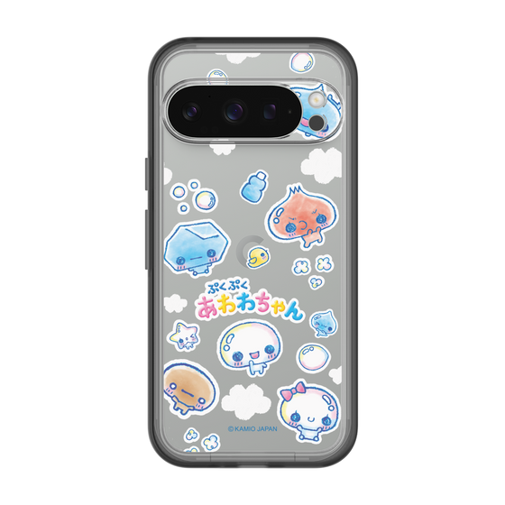 スリムプロテクションプレミアムケース［ ぷくぷくあわわちゃん - ステッカー ］