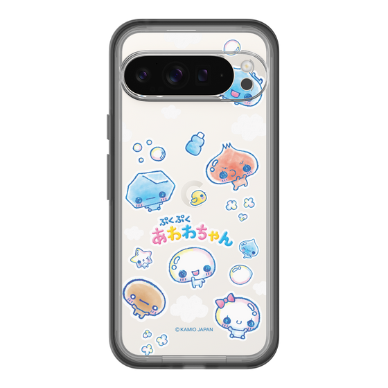 スリムプロテクションプレミアムケース［ ぷくぷくあわわちゃん - ステッカー ］