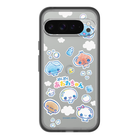 スリムプロテクションプレミアムケース［ ぷくぷくあわわちゃん - ステッカー ］