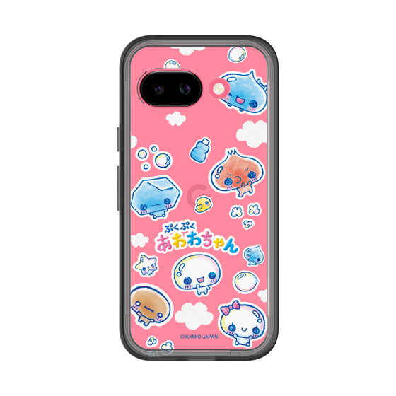 スリムプロテクションプレミアムケース［ ぷくぷくあわわちゃん - ステッカー ］
