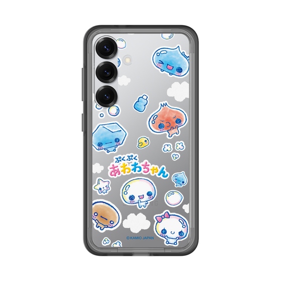 スリムプロテクションプレミアムケース［ ぷくぷくあわわちゃん - ステッカー ］