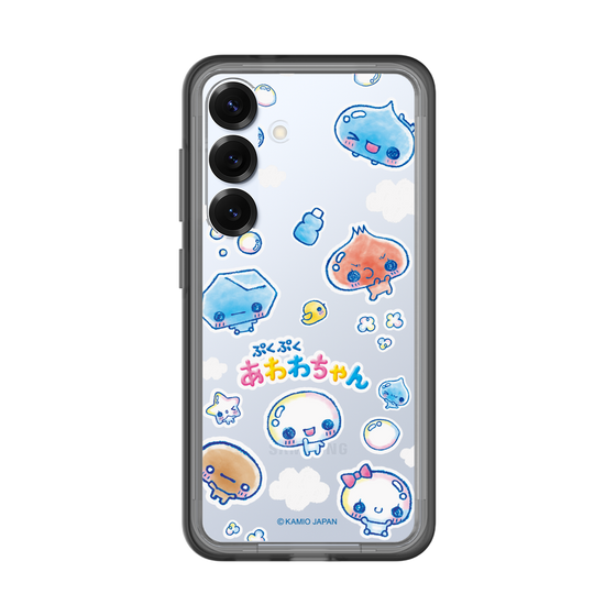 スリムプロテクションプレミアムケース［ ぷくぷくあわわちゃん - ステッカー ］