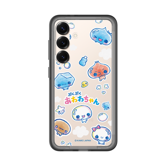 スリムプロテクションプレミアムケース［ ぷくぷくあわわちゃん - ステッカー ］