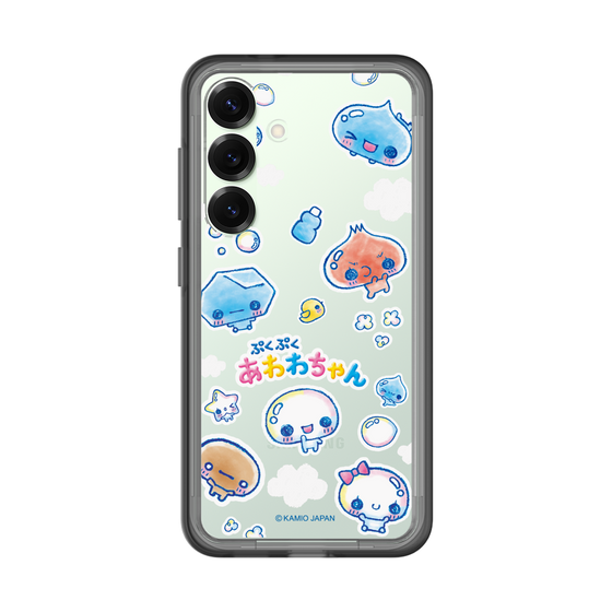 スリムプロテクションプレミアムケース［ ぷくぷくあわわちゃん - ステッカー ］