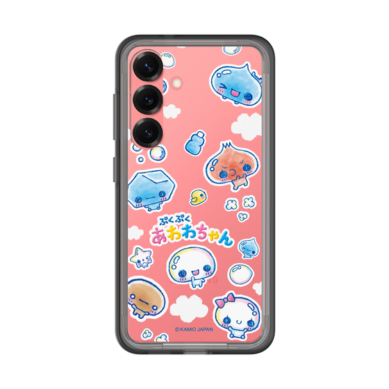スリムプロテクションプレミアムケース［ ぷくぷくあわわちゃん - ステッカー ］
