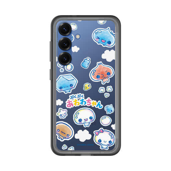 スリムプロテクションプレミアムケース［ ぷくぷくあわわちゃん - ステッカー ］