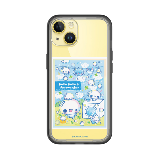 スリムプロテクションプレミアムケース［ ぷくぷくあわわちゃん - ランドリー ］