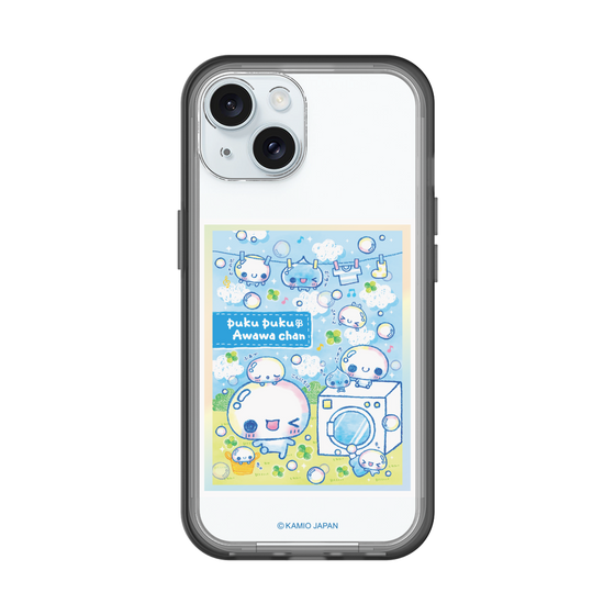 スリムプロテクションプレミアムケース［ ぷくぷくあわわちゃん - ランドリー ］