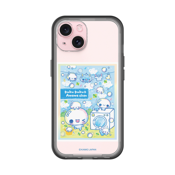 スリムプロテクションプレミアムケース［ ぷくぷくあわわちゃん - ランドリー ］