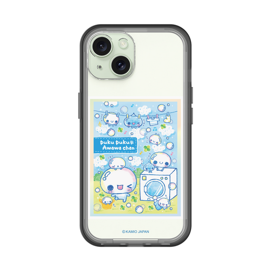 スリムプロテクションプレミアムケース［ ぷくぷくあわわちゃん - ランドリー ］