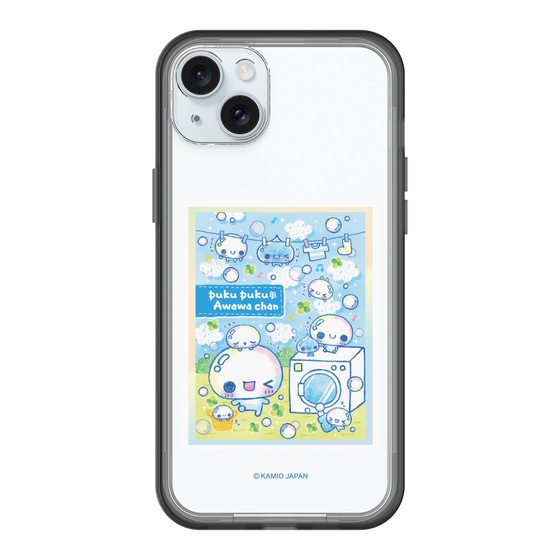 スリムプロテクションプレミアムケース［ ぷくぷくあわわちゃん - ランドリー ］