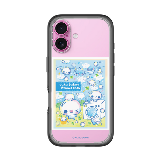 スリムプロテクションプレミアムケース［ ぷくぷくあわわちゃん - ランドリー ］
