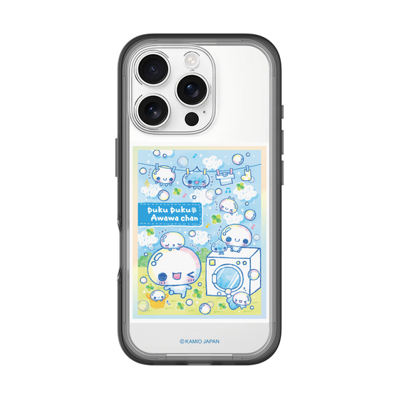 スリムプロテクションプレミアムケース［ ぷくぷくあわわちゃん - ランドリー ］