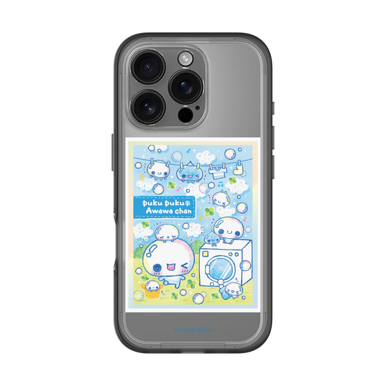 スリムプロテクションプレミアムケース［ ぷくぷくあわわちゃん - ランドリー ］