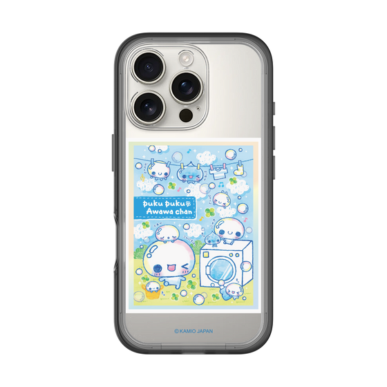 スリムプロテクションプレミアムケース［ ぷくぷくあわわちゃん - ランドリー ］