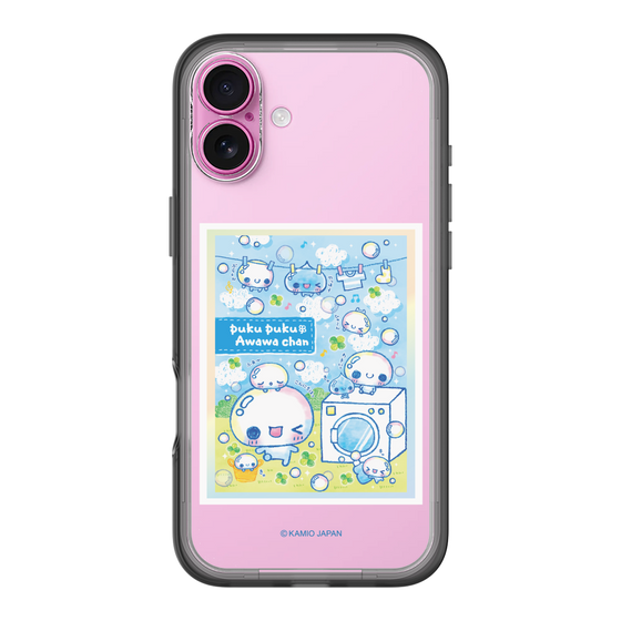 スリムプロテクションプレミアムケース［ ぷくぷくあわわちゃん - ランドリー ］