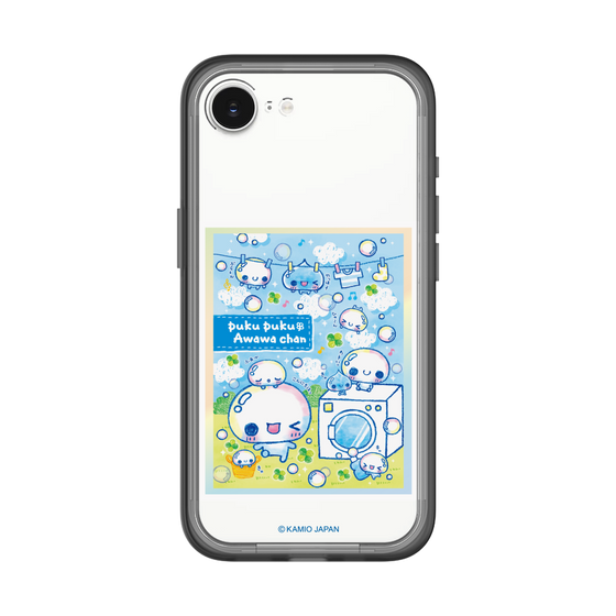 スリムプロテクションプレミアムケース［ ぷくぷくあわわちゃん - ランドリー ］
