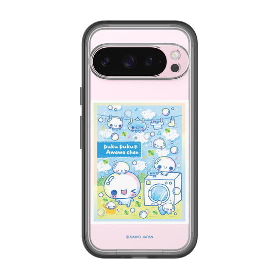 スリムプロテクションプレミアムケース［ ぷくぷくあわわちゃん - ランドリー ］