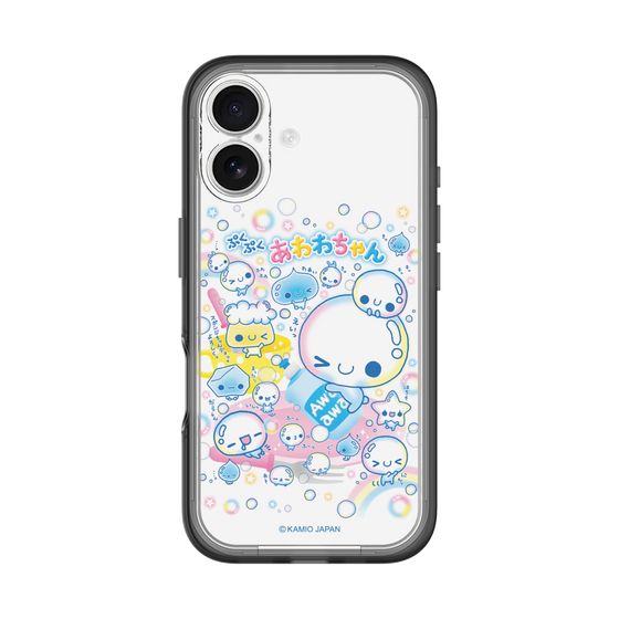 スリムプロテクションプレミアムケース［ ぷくぷくあわわちゃん - あわあわ ］